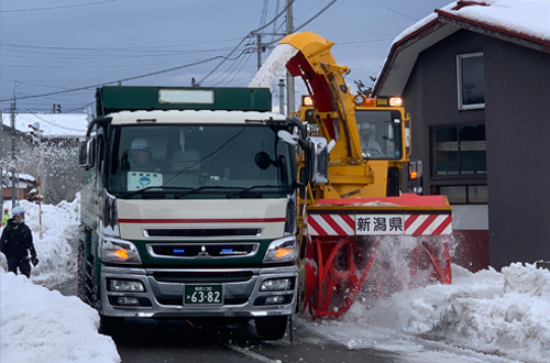 除雪作業