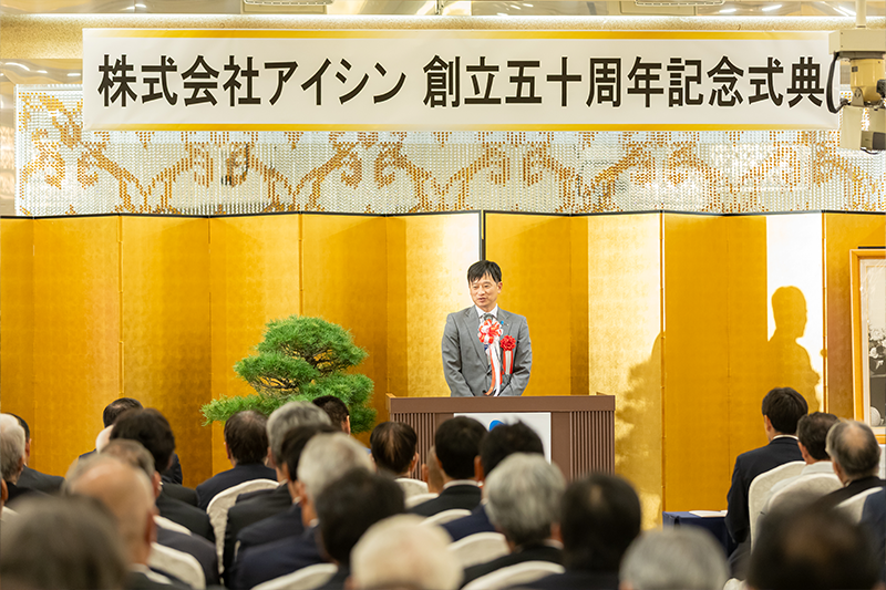 来賓祝辞（中川上越市長）